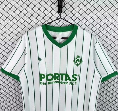 2026-27 Werder Bremen White Green Pinstripe Vintage Remake S-4XL