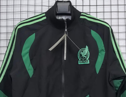 2026 Mexico Black Waterproof Windbreaker S-2XL