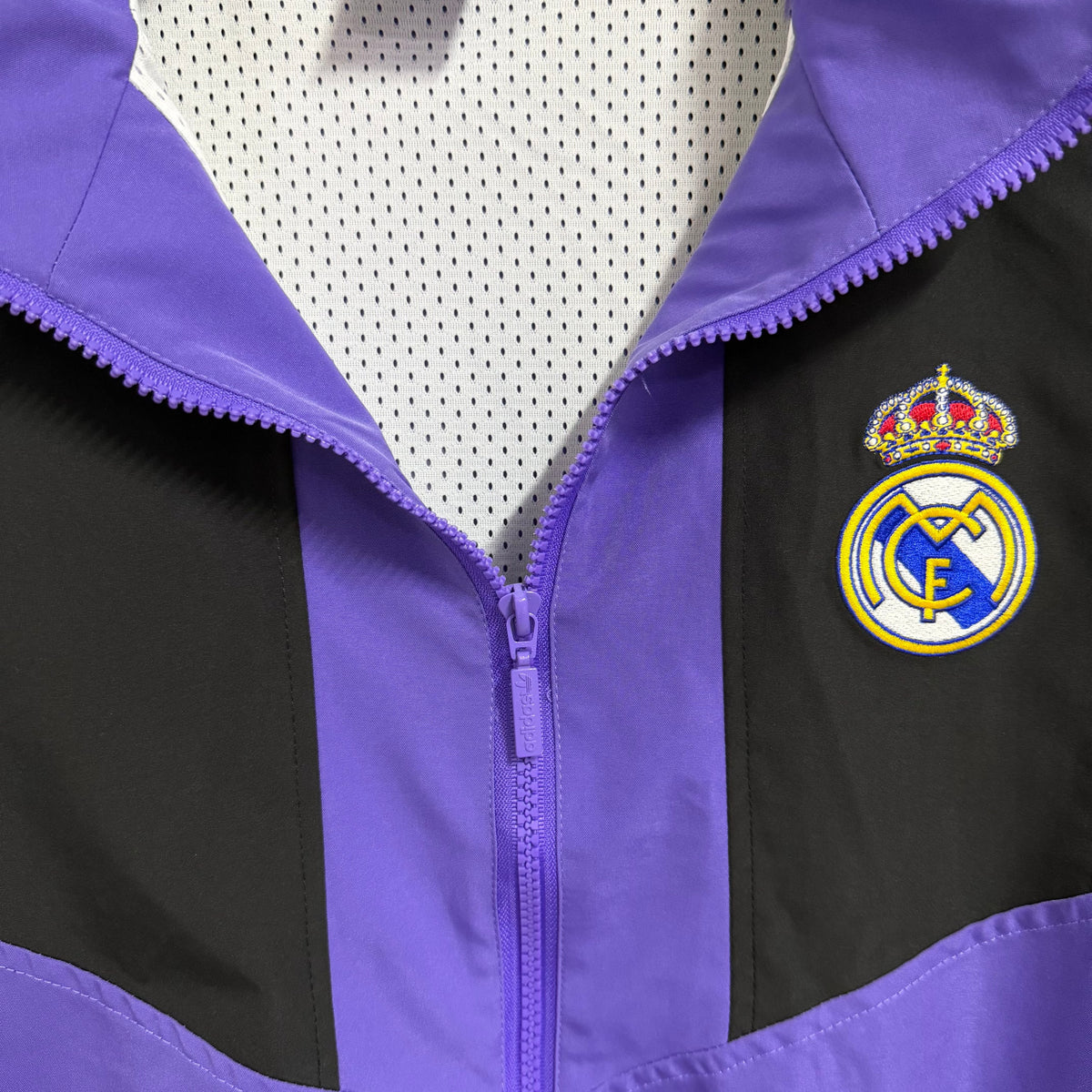 2026-27 Real Madrid Purple EQT Casual Training Windbreaker S-2XL