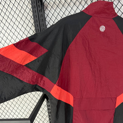 2025-26 River Plate Maroon Waterproof Windbreaker S-2XL