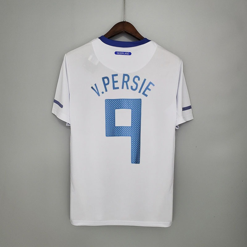 Camiseta retro de visitante de Países Bajos 2012 talla S-XXL