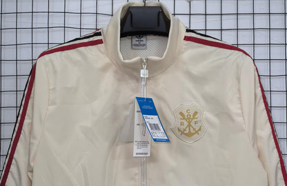 2025-26 Flamengo Beige Waterproof Windbreaker S-2XL