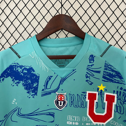 2024-25 Torwarttrikot der Universität von Chile, Blau, S-2XL