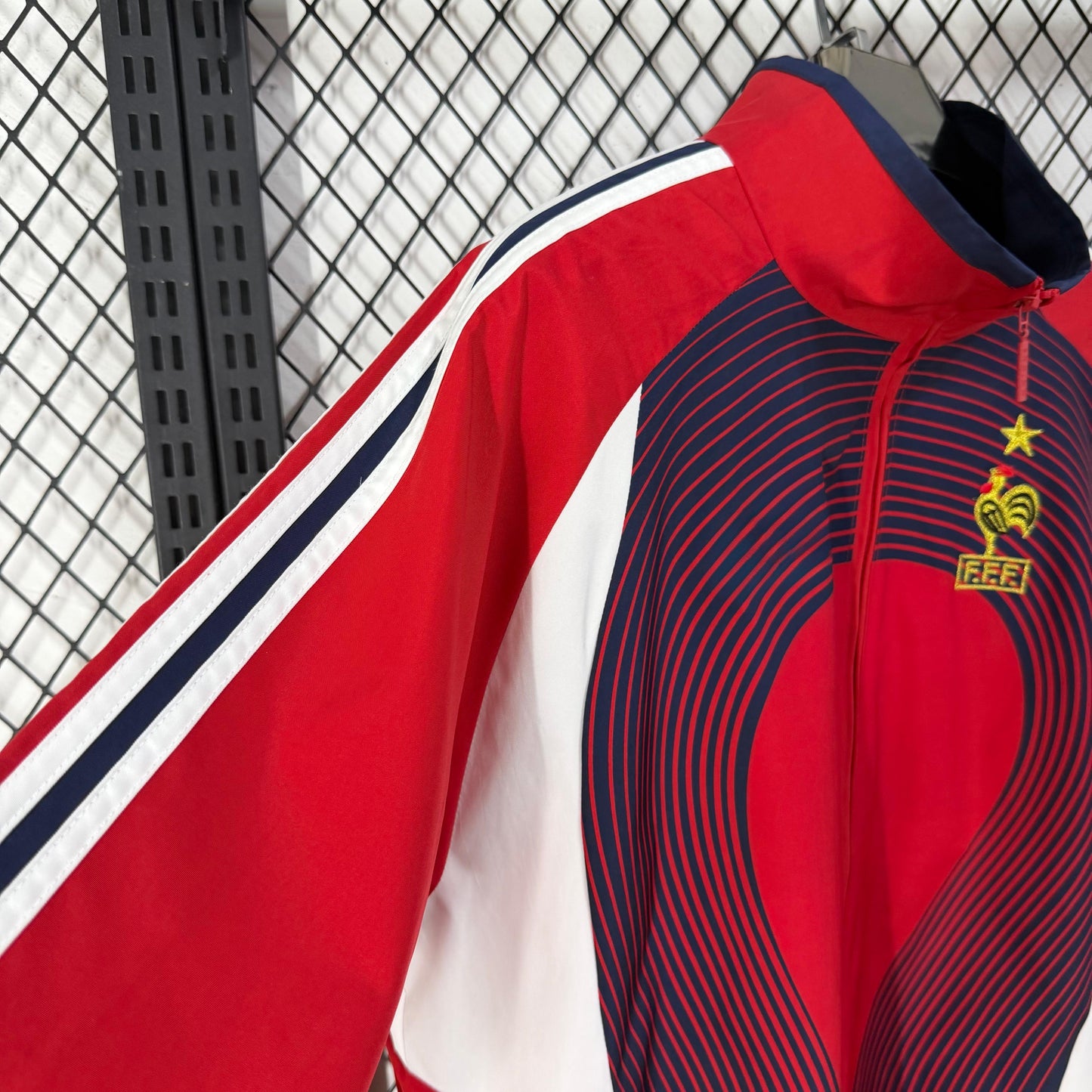2025-26 France Team Classic Red Casual Training Windbreaker S-2XL