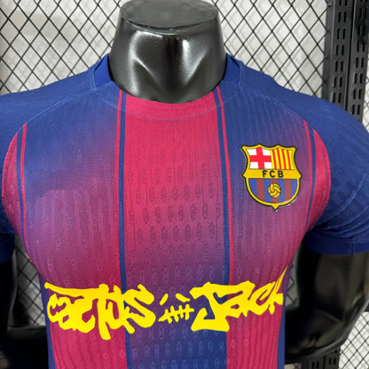 Segunda equipación visitante del Barcelona 2024-25 (talla S-2XL)