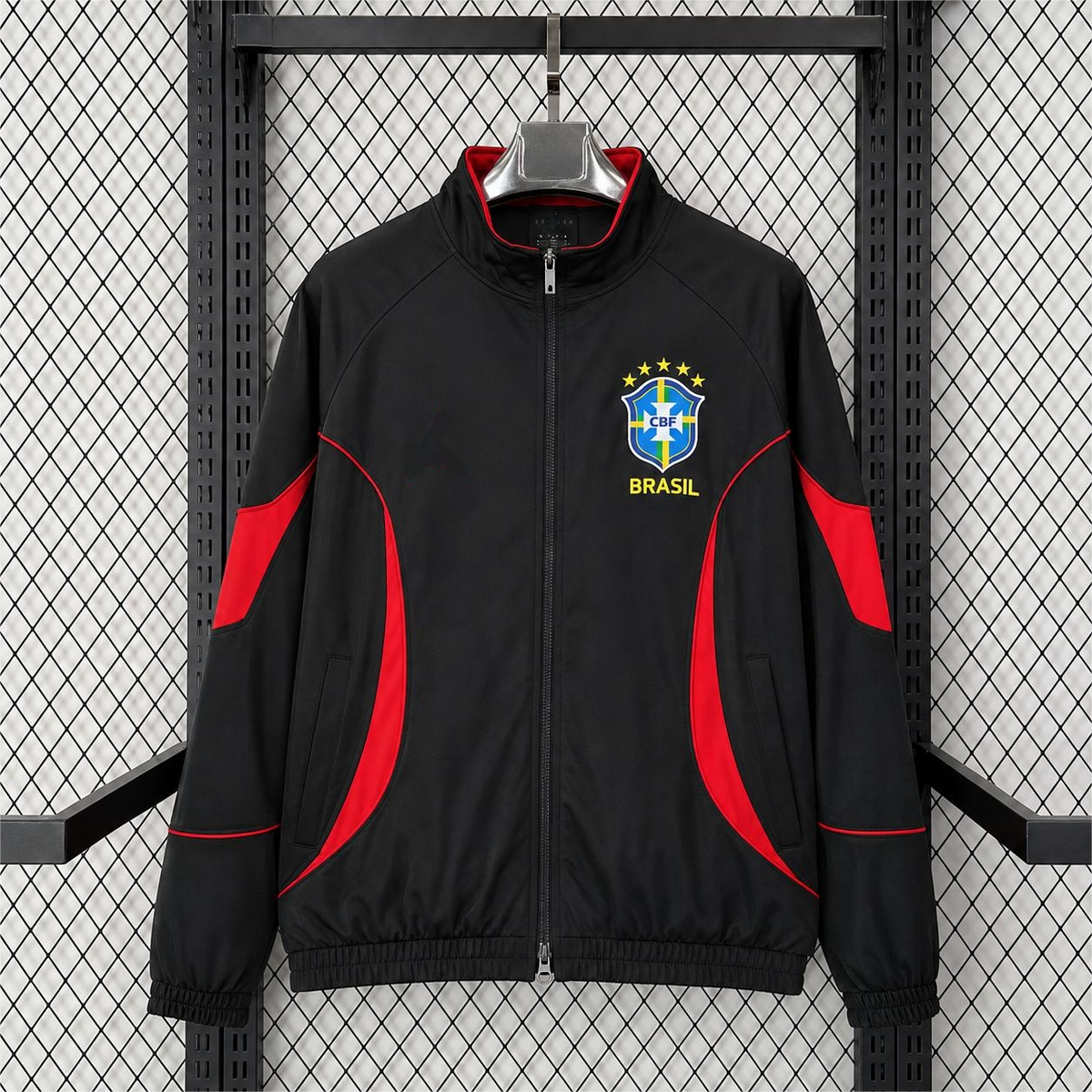 2026 Brazil Waterproof Casual Training Windbreaker S-2XL