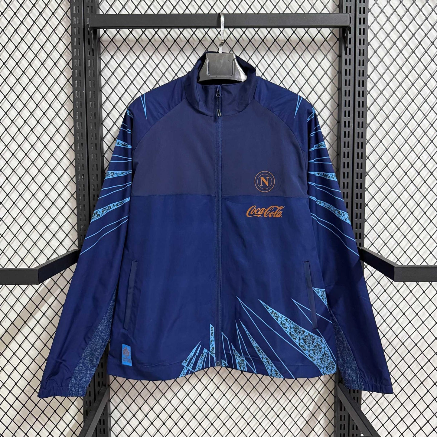 2025-26 Naples Cobalt Pattern Waterproof Windbreaker S-2XL