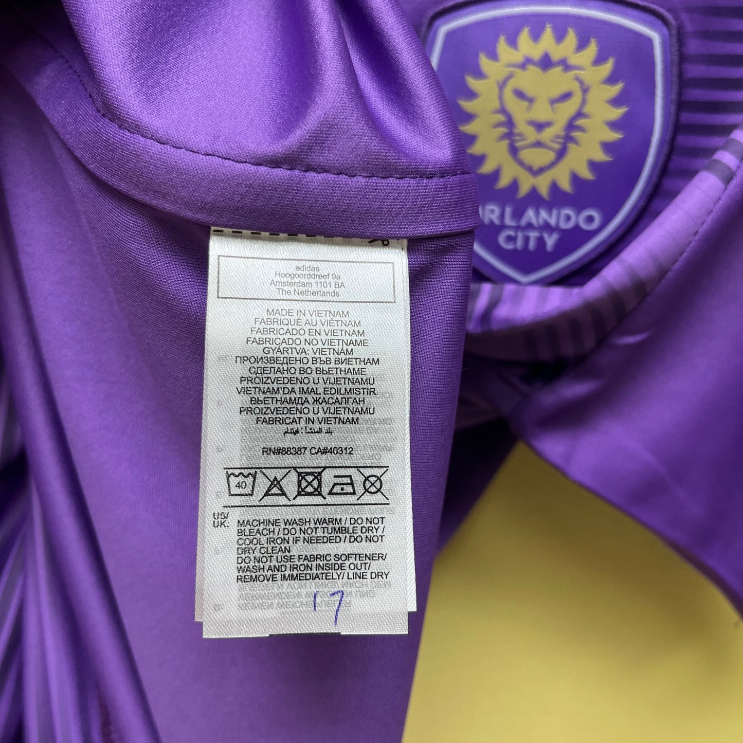 23-24 Orlando City Home S-2XL