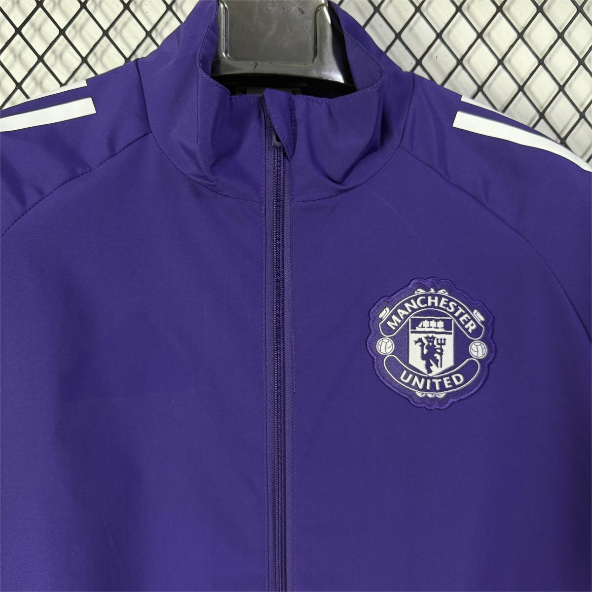 2026-27 Manchester United Purple Waterproof Windbreaker S-2XL