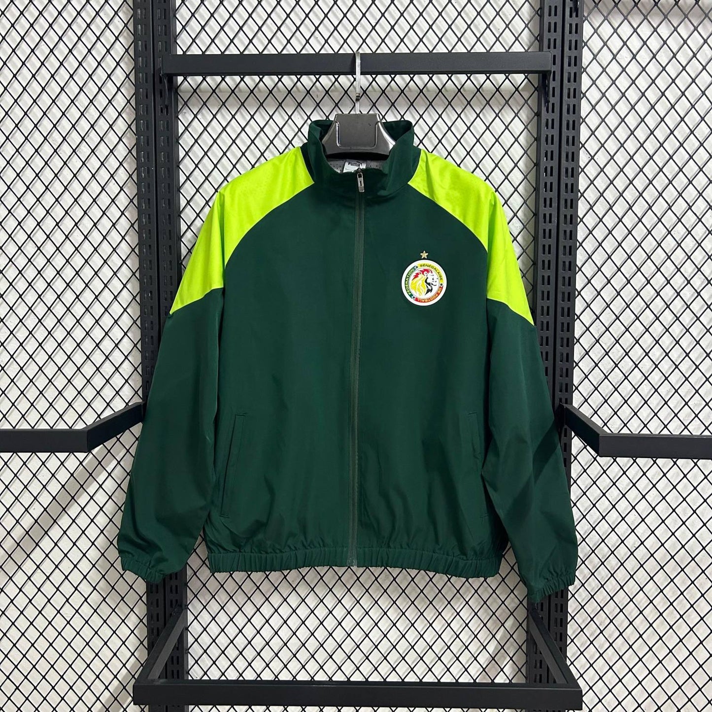 2025-26 Senegal Dunkelgrün mit Grasgrün Wasserfester Windbreaker S-2XL