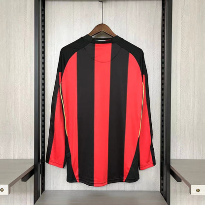 Retro long sleeve AC Milan 2000-11 home S-XXL