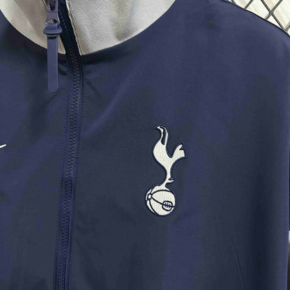 2025-26 Tottenham Hotspur Navy Blue wasserdichte Windjacke S-2XL