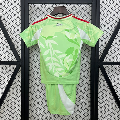 Camiseta de visitante de Italia para niños 2024, talla 16-28