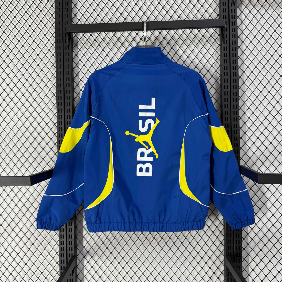 2026 Brazil Color Blue Windbreaker S-2XL