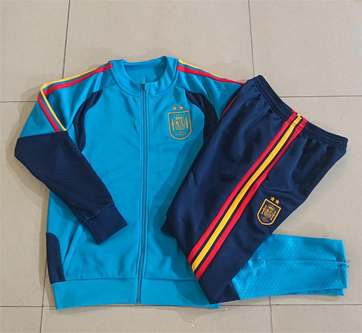 2026 Spain Lake Blue 2-Star Full Zip Training Suit Adults Or Children