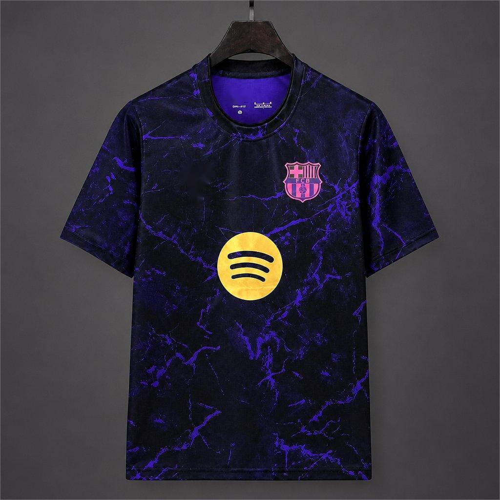 2026-27 Barcelona Away Pre-Match Black Purple S-4XL