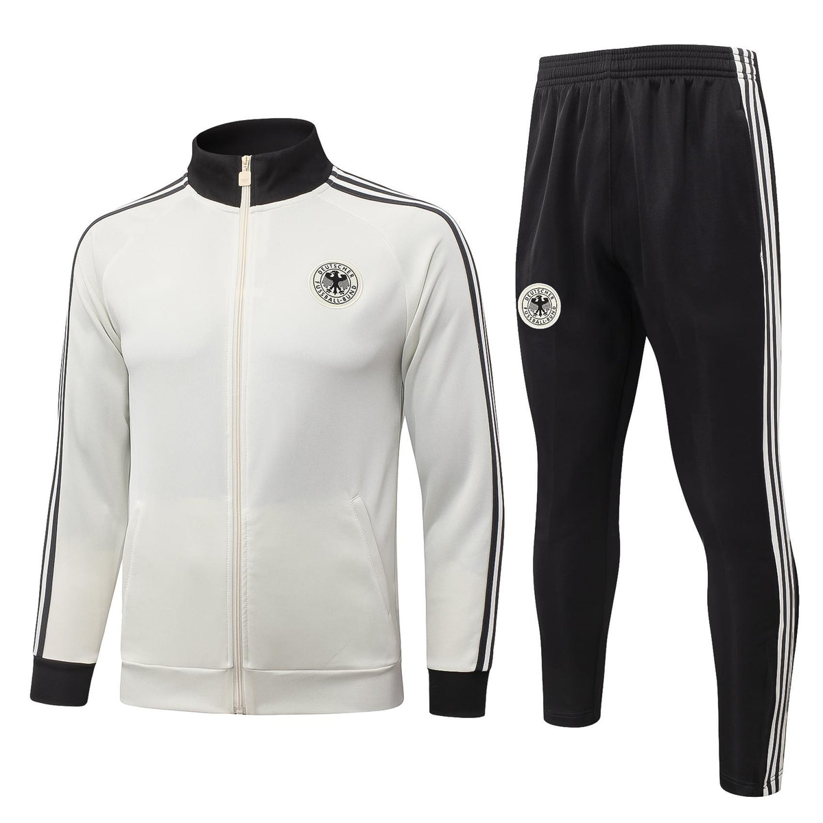 2026 German white rice Full Zip Training Suit Adults Or Children