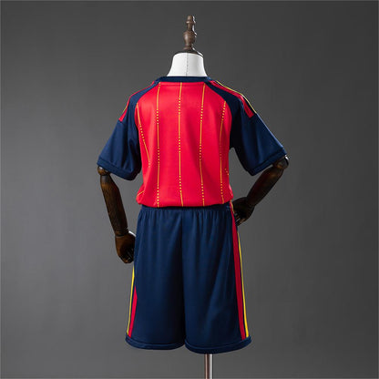 Maillot domicile enfant de l’Espagne 2026, deux étoiles 16-28