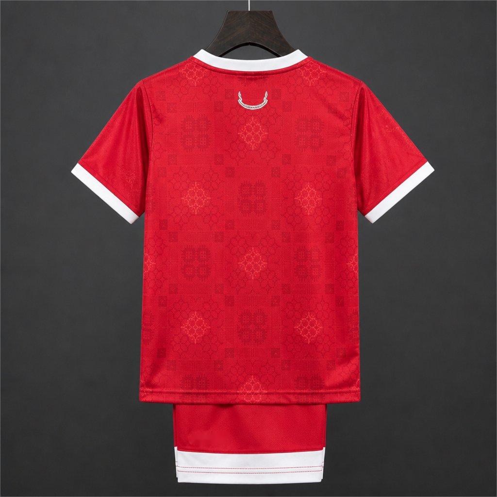 2026 Wales Red with Celtic Pattern Kids Size 16-28