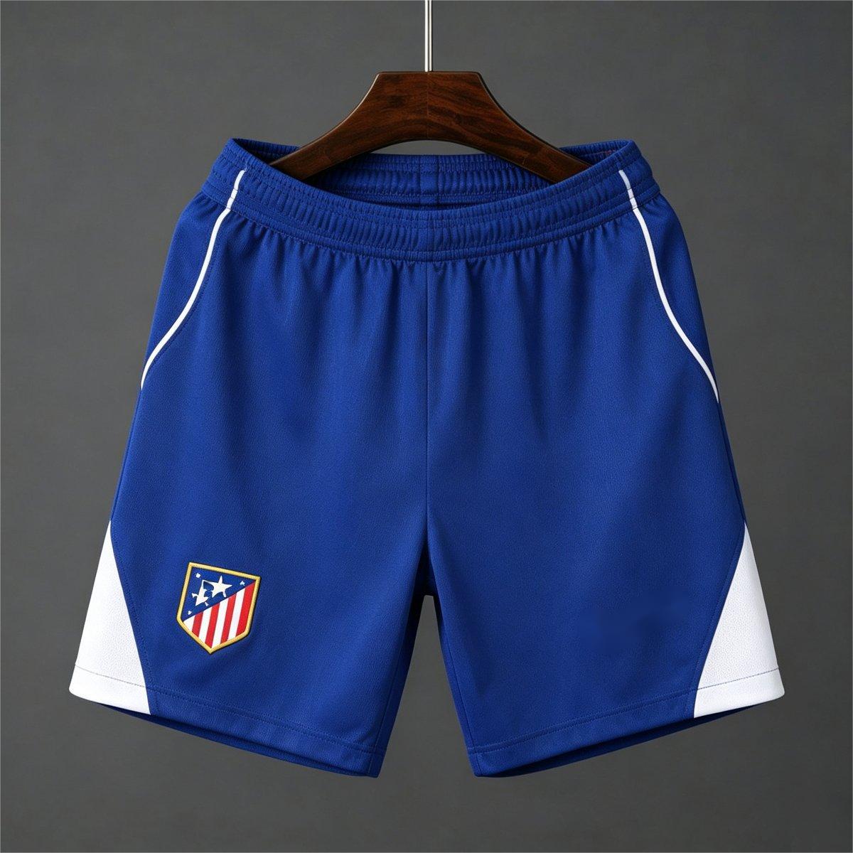 2026-27 Atletico Madrid Home Blue Shorts S-2XL