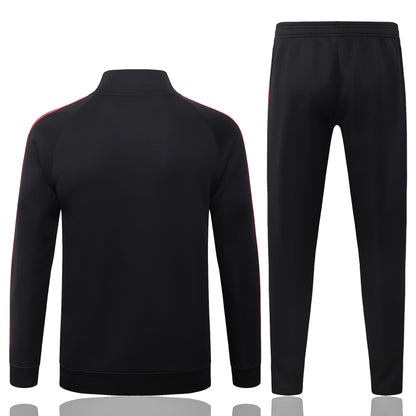 2026-27 Manchester United Black Full Zip Training Suit Adults Or Children