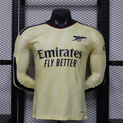 2026-27 Arsenal Second Away Long Sleeved Player S-3XL