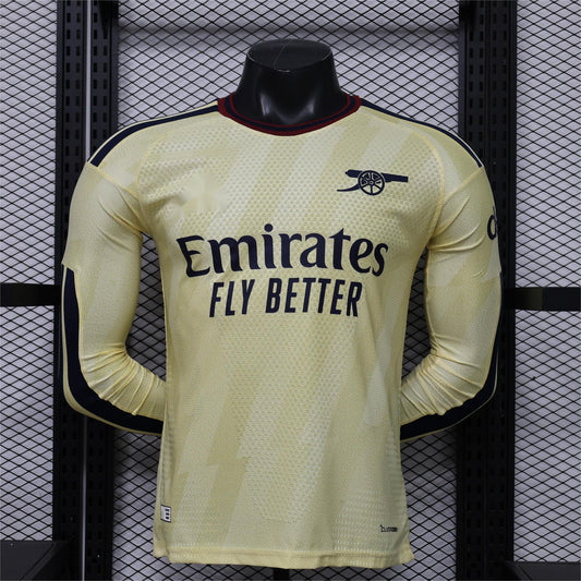 2026-27 Arsenal Second Away Long Sleeved Player S-3XL
