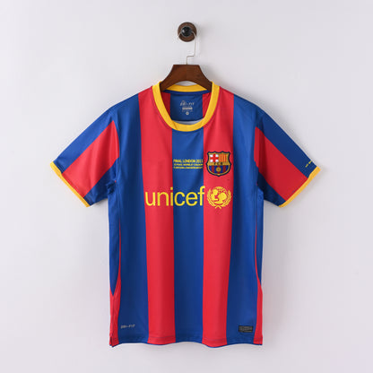 2010-11 Barcelona Home Retro Final Version S-2XL