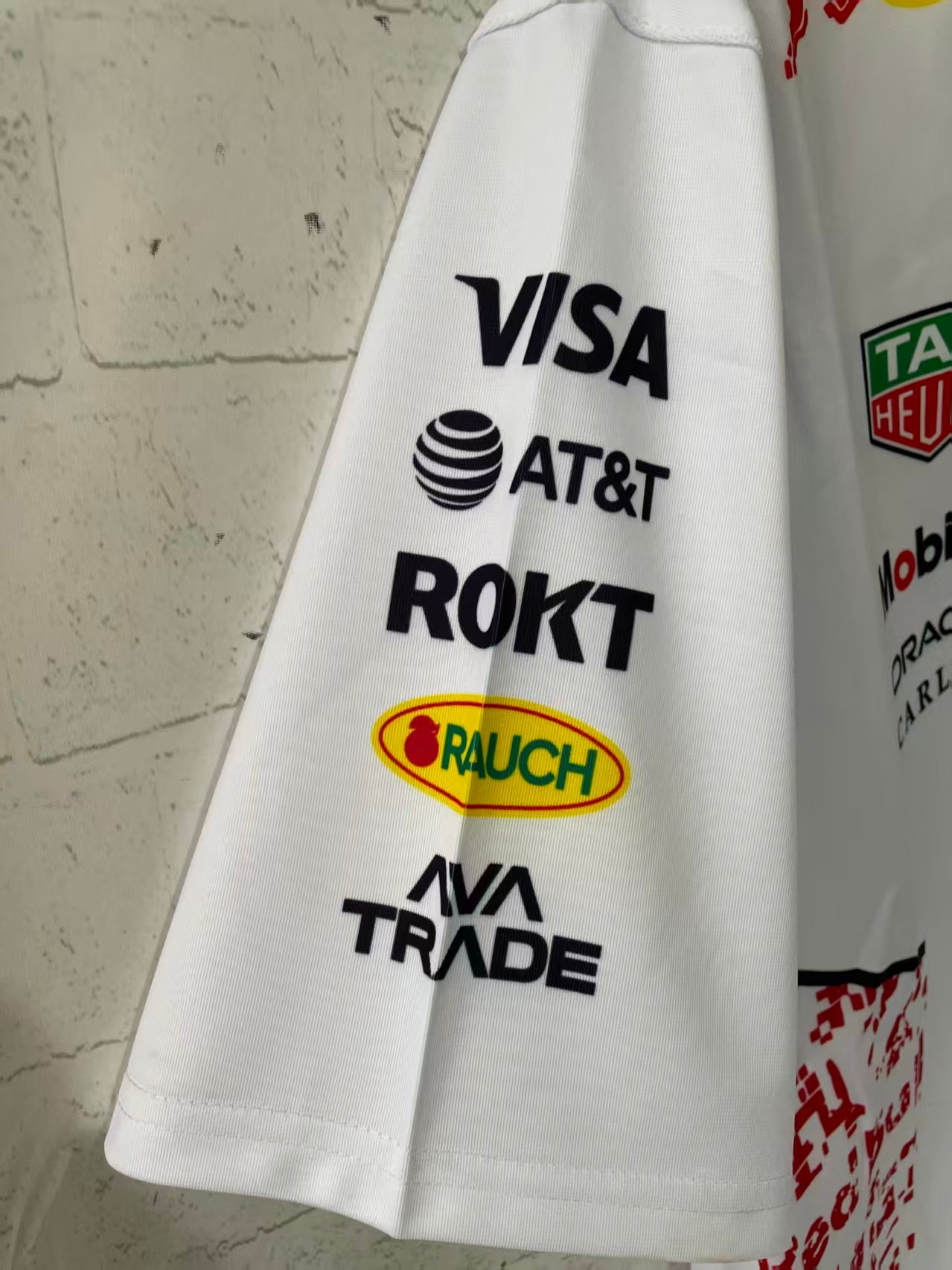 2026 F1 Red Bull Round Neck White Racing Suit S-5XL