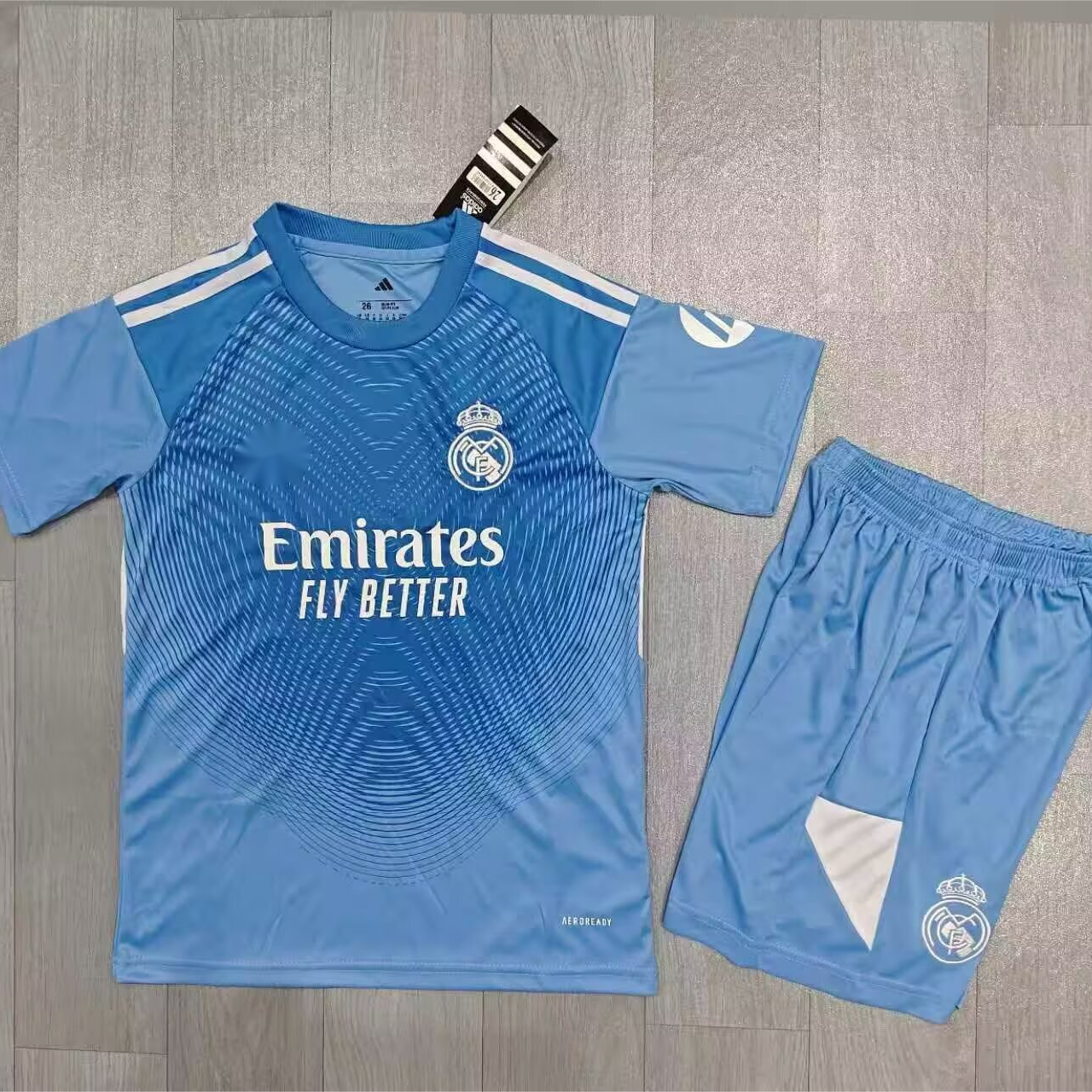 2025-26 Real Madrid Portero azul NIÑOS 16-28