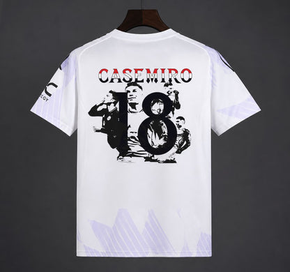 2026-27 Manchester United Away with Casemiro Special Edition Print White S-4XL