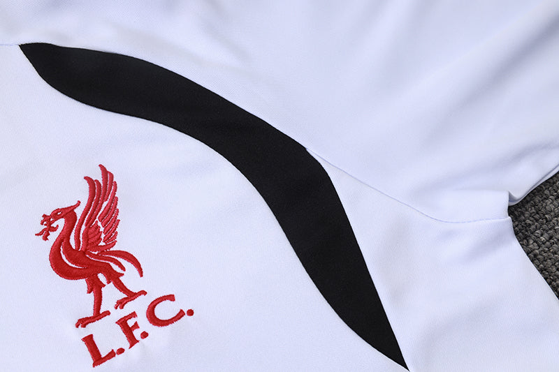 2026-27 Liverpool White Half Zip Training Suit Adults Or Children