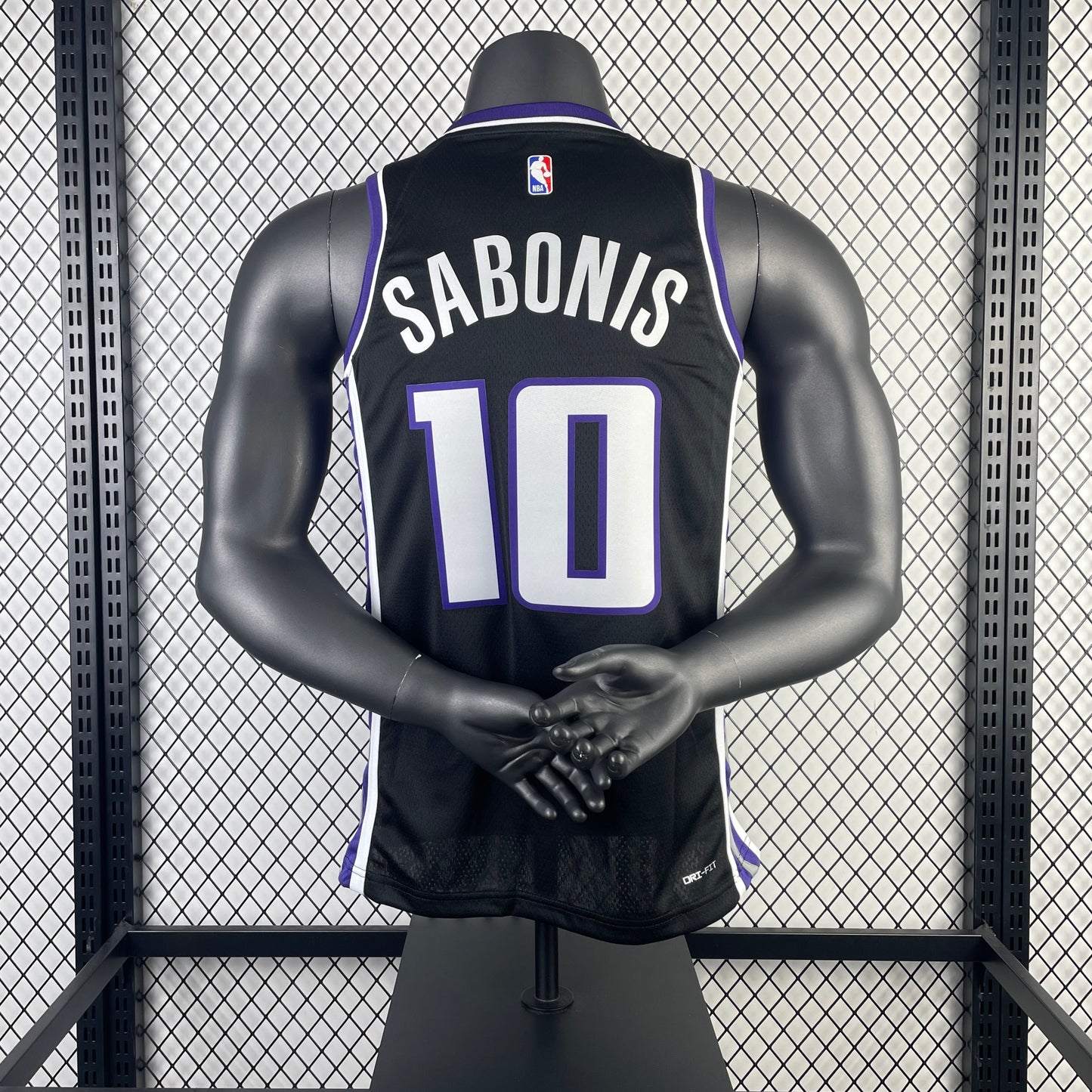 NBA 2024-25 Kings away black No. 10 SABONIS