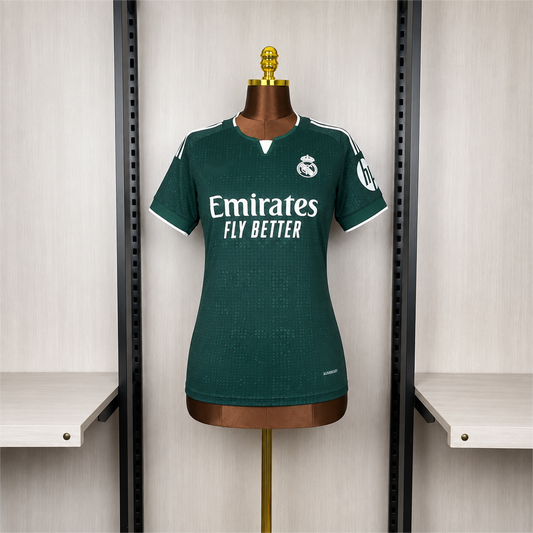 2026-27 Real Madrid Trasferta Verde Donna S-4XL