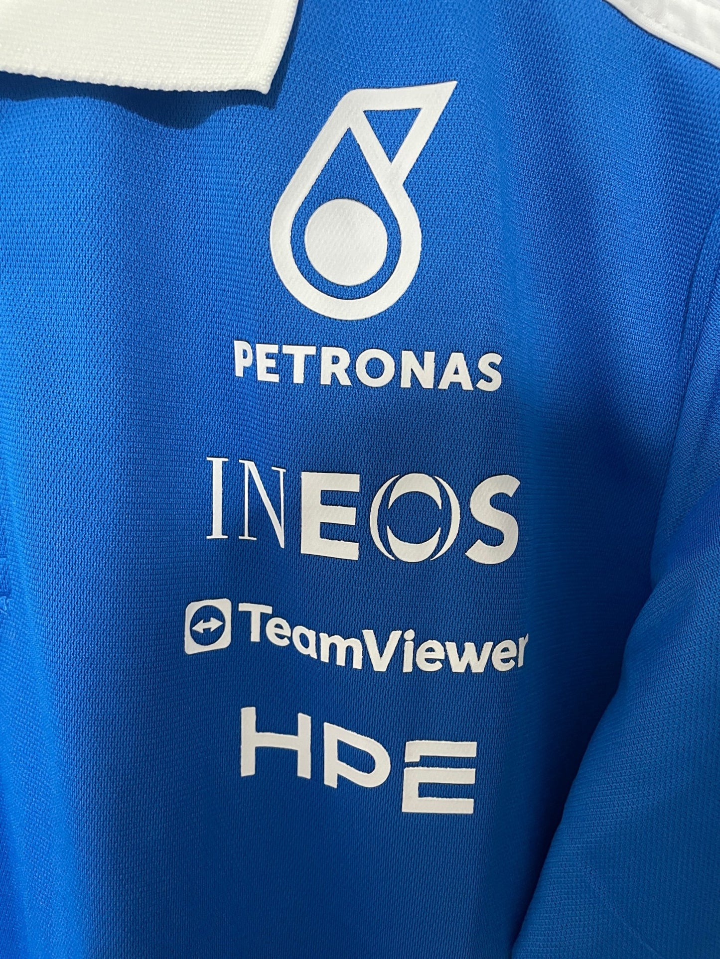 2026 F1 Mercedes Blue Polo Racing Suit S-5XL