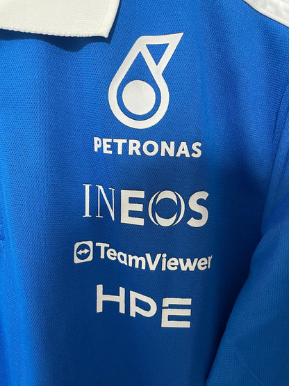 2026 F1 Mercedes Blue Polo Racing Suit S-5XL