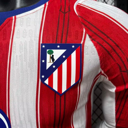 2026-27 Atletico Madrid Home Long Sleeve player S-3XL