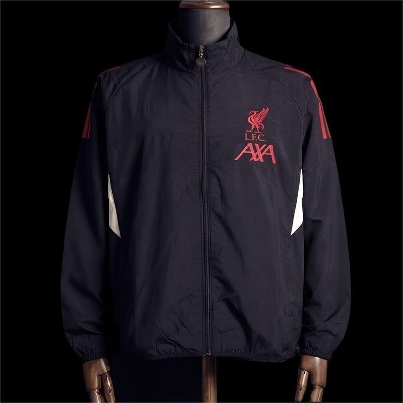 2026-27 Liverpool Black Jacket Windbreaker S-2XL