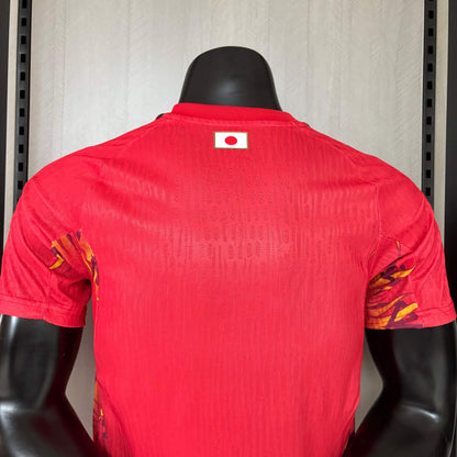 2026 Japón Jugador Rojo S-2XL