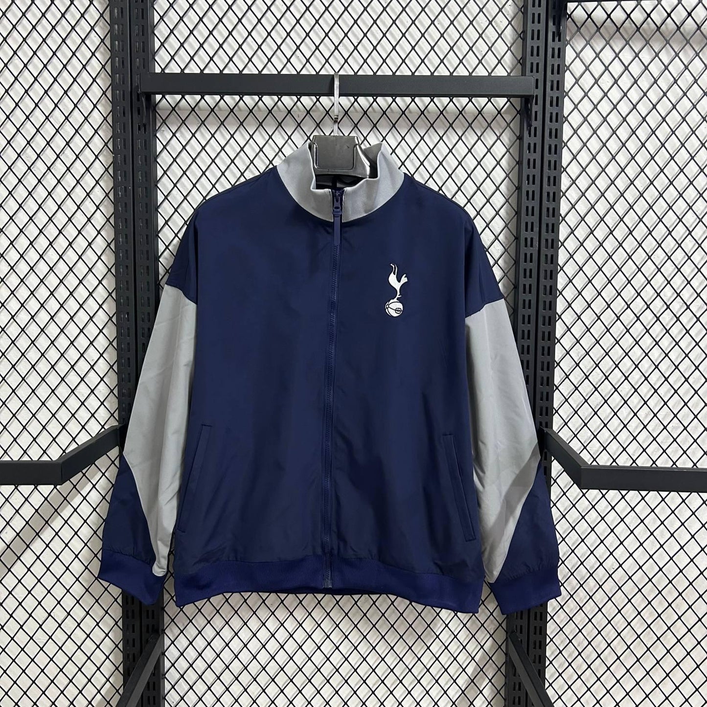 2025-26 Tottenham Hotspur Navy Blue wasserdichte Windjacke S-2XL