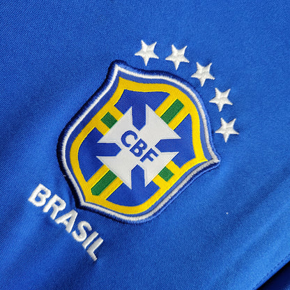 Brazil Training Wear Blue All Sponsor Size S-XXL