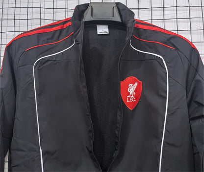 2025-26 Liverpool Black Windbreaker S-2XL