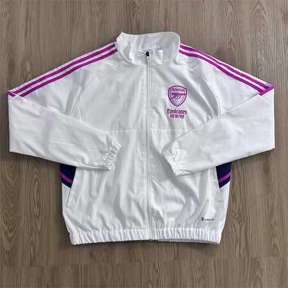 2025-26 Arsenal Retro Casual Waterproof Windbreaker S-2XL