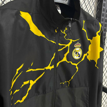 2025-26 Real Madrid x Marvel Pattern Waterproof Windbreaker S-2XL