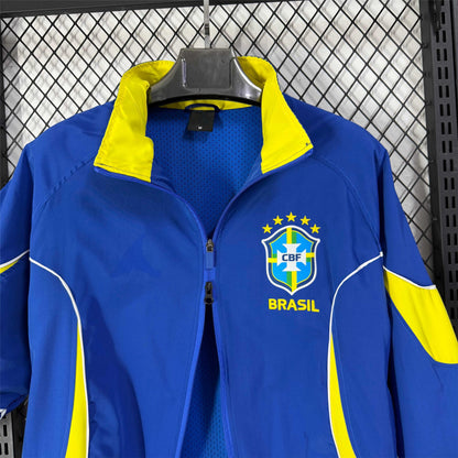 2026 Brazil Color Blue Windbreaker S-2XL