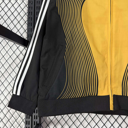 2026-27 Cortavientos informal Real Madrid Clásico Negro y Amarillo S-2XL