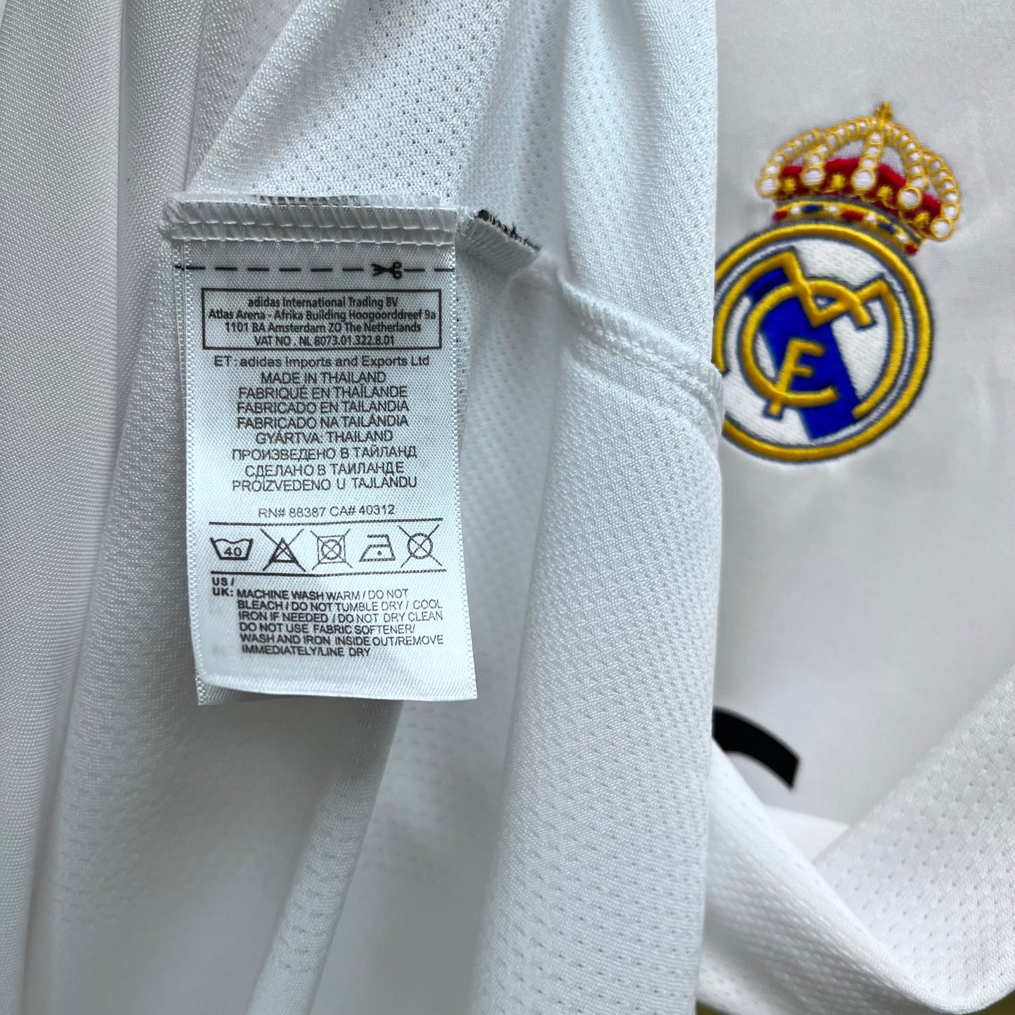 Rétro 03-04 Real Madrid Domicile S-XXL