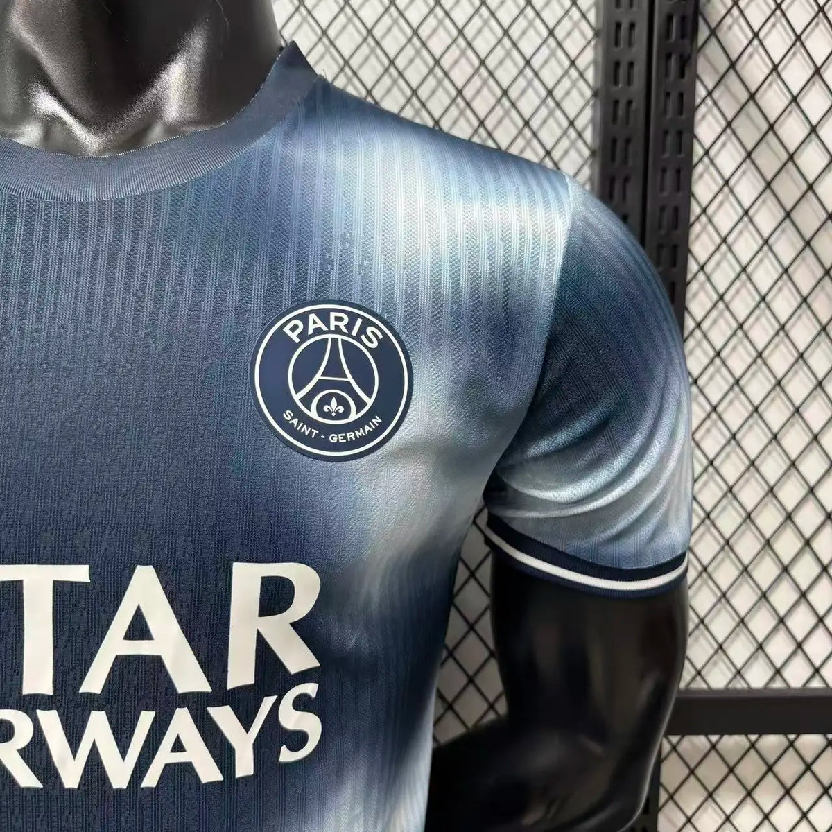 2026-27 París Azul Oscuro Gris Degradado Jugador Especial S-3XL