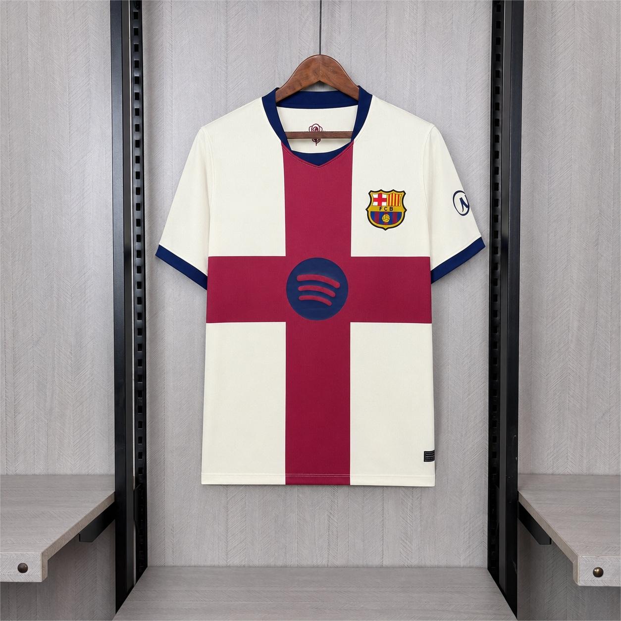 2026-27 Barcelona Fourth White Red S-4XL