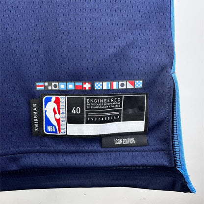 NBA 2024-25 Clippers Away Blue No. 2 Leonard